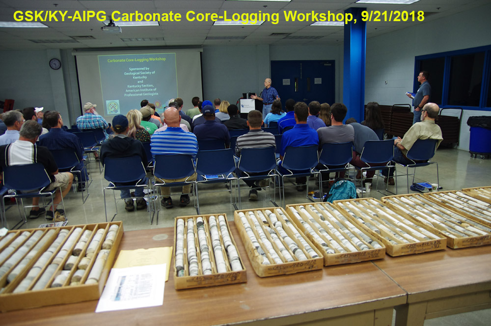 GSK/KY AIPG Carbonate Core-logging Workshop, 2018